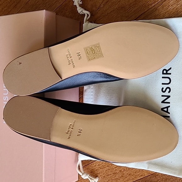 Mansur Gavriel Sock Loafer Black sz 38.5 - Picture 5 of 14